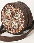 American Darling ADBGA426 Hand Tooled Genuine Leather Women Bag Western Handbag Purse