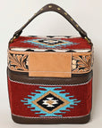 ADBGA427 American Darling Hand Tooled Saddle Blanket Genuine Leather Women Bag Western Handbag Purse