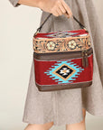 ADBGA427 American Darling Hand Tooled Saddle Blanket Genuine Leather Women Bag Western Handbag Purse