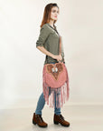 American Darling Hand Tooled Genuine Leather Women Bag Western Handbag Purse
