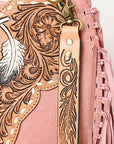 American Darling Hand Tooled Genuine Leather Women Bag Western Handbag Purse