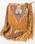American Darling Hand Tooled Genuine Leather Women Bag Western Handbag Purse