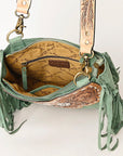 American Darling Hand Tooled Genuine Leather Women Bag Western Handbag Purse