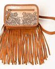American Darling ADBG1247 Hand Tooled Genuine Leather Women Bag Western Handbag Purse