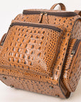 American Darling ADBG1250 Crocodile Embossed Genuine Leather Women Bag Western Handbag Purse