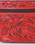 American Darling Jewelry Case Hand Tooled Genuine Leather Women Bag Western Handbag Purse