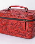 American Darling Jewelry Case Hand Tooled Genuine Leather Women Bag Western Handbag Purse
