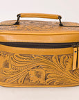 American Darling Jewelry Case Hand Tooled Genuine Leather Women Bag Western Handbag Purse