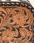 American Darling ADBG1255 Hand Tooled Hair-On Genuine Leather Women Bag Western Handbag Purse