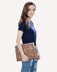 ADBG1266 American Darling Hand Tooled Genuine Leather Women Bag Western Handbag Purse