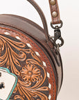 American Darling ADBG1270 Hand Tooled Genuine Leather Women Bag Western Handbag Purse