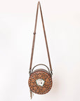 American Darling ADBG1270 Hand Tooled Genuine Leather Women Bag Western Handbag Purse