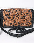American Darling Adbg1279 Small Crossbody Hand Tooled Genuine Leather Women Bag Western Handbag Purse