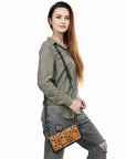 Wallet Hand Tooled Genuine Leather women bag western handbag purse