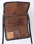 Wallet Hand Tooled Genuine Leather women bag western handbag purse