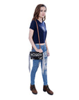 American Darling ADBG1282 Hair-On Genuine Leather Women Bag Western Handbag Purse