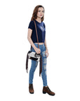 American Darling ADBG1283 Hair-On Genuine Leather Women Bag Western Handbag Purse