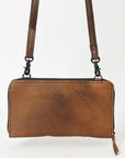 American Darling Hand Tooled Hair On Genuine Leather women bag western handbag purse