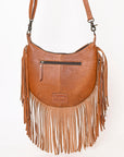 American Darling Hand Tooled Hair On Genuine Leather women bag western handbag purse