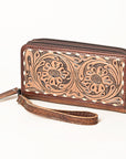 American Darling ADBG1290 Hand Tooled Genuine Leather women bag western handbag purse