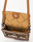 American Darling Cross Body Ii Hand Tooled Hair-onGenuine Leather women bag western handbag purse