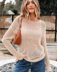 Hadley Crochet Hollow-out Sweater