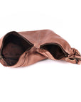 Never Mind Nmbgm149A Fanny Pack Vintage Handmade Genuine Cowhide Leather Women Bag Western Handbag Purse