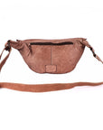 Never Mind Nmbgm149A Fanny Pack Vintage Handmade Genuine Cowhide Leather Women Bag Western Handbag Purse