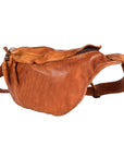 Never Mind Nmbgm149B Fanny Pack Vintage Handmade Genuine Cowhide Leather Women Bag Western Handbag Purse