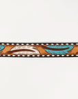 American Darling Beautifully Hand Tooled Genuine American Leather Belt Men and Women