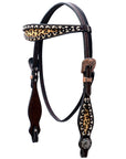 Floral Horse Western Leather Breast Collar & Headstall Comfytack by Hilason