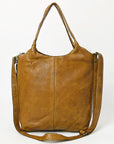 Never Mind Nmbgm160 Tote Vintage Handmade Genuine Cowhide Leather Women Bag Western Handbag Purse
