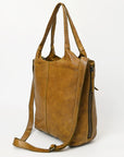 Never Mind Nmbgm160 Tote Vintage Handmade Genuine Cowhide Leather Women Bag Western Handbag Purse