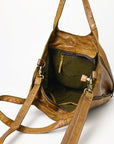 Never Mind Nmbgm160 Tote Vintage Handmade Genuine Cowhide Leather Women Bag Western Handbag Purse
