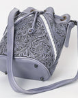 OHLAY OHG101B TOTE Hand Tooled Genuine Leather women bag western handbag purse