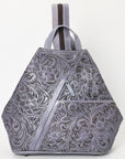 OHLAY OHG102B Backpack Hand Tooled Genuine Leather women bag western handbag purse