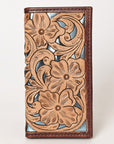 OHLAY WALLET Hand Tooled Genuine Leather women bag western handbag purse