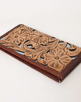 OHLAY WALLET Hand Tooled Genuine Leather women bag western handbag purse
