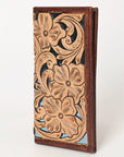 OHLAY WALLET Hand Tooled Genuine Leather women bag western handbag purse