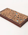 OHLAY WALLET Hand Tooled Genuine Leather women bag western handbag purse