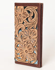 OHLAY WALLET Hand Tooled Genuine Leather women bag western handbag purse