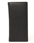 AMERICAN TANNER Genuine Leather Long Bifold Wallet For Men Women H7 X W3