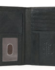 AMERICAN TANNER Genuine Leather Long Bifold Wallet For Men Women H7 X W3