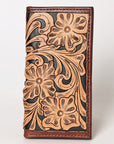 OHLAY WALLET Hand Tooled Genuine Leather women bag western handbag purse