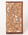 OHLAY WALLET Hand Tooled Genuine Leather women bag western handbag purse