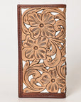 OHLAY WALLET Hand Tooled Genuine Leather women bag western handbag purse