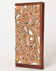 OHLAY WALLET Hand Tooled Genuine Leather women bag western handbag purse