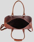 Ohlay Bags OHM102 Duffel Hand Tooled Genuine Leather Women Bag Western Handbag Purse