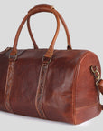 Ohlay Bags OHM102 Duffel Hand Tooled Genuine Leather Women Bag Western Handbag Purse