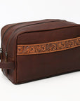 OHLAY TOILETRY Hand Tooled Genuine Leather women bag western handbag purse